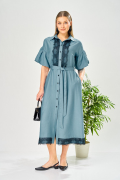 Платье AVA fashion М-198 джинс - фото 4