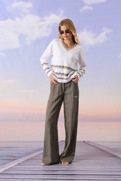 Джемпер Barbara Geratti С5006BG молочный/кора - фото 4