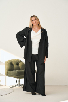 Брюки, жакет GRATTO 7230 черный - фото 2