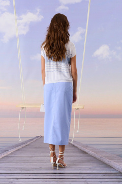 Юбка Barbara Geratti С8319BG голубой - фото 2