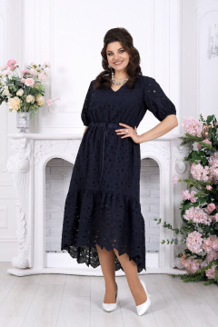 Платье Ninele 6112 синий - фото 2