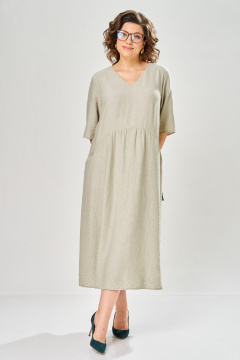 Платье Диомант 2182 бежевый - фото 3