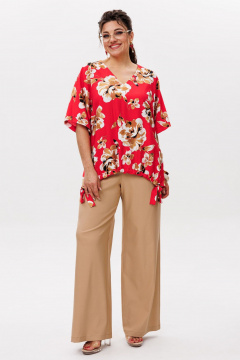 Брюки Anelli 1630 светлый-тофифи - фото 1