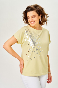 Джемпер Rumoda 2252 светло-желтый - фото 3