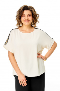 Блуза Rumoda 2274_кр_молочный - фото 5