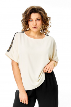 Блуза Rumoda 2274_кр_молочный - фото 3