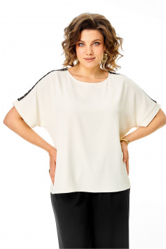 Блуза Rumoda 2274_кр_молочный - фото 1