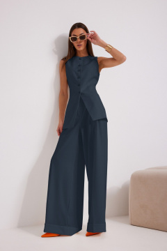 Брюки, жилет N.O.W. 1575-1 синий - фото 3