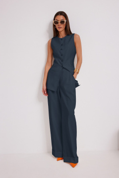 Брюки, жилет N.O.W. 1575-1 синий - фото 2