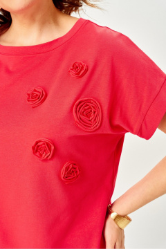 Джемпер Rumoda 2288 коралловый - фото 5