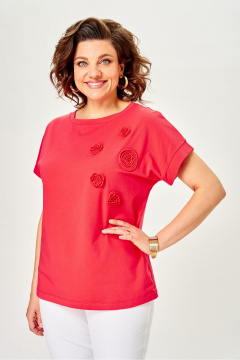 Джемпер Rumoda 2288 коралловый - фото 4