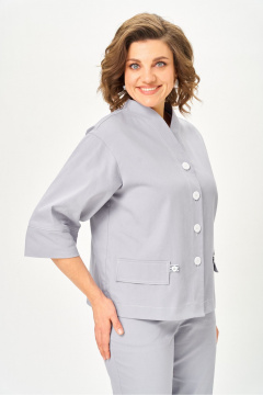 Брюки, жакет Vilena 1159 серый - фото 4