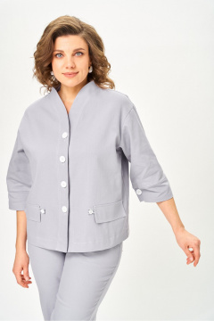 Брюки, жакет Vilena 1159 серый - фото 3