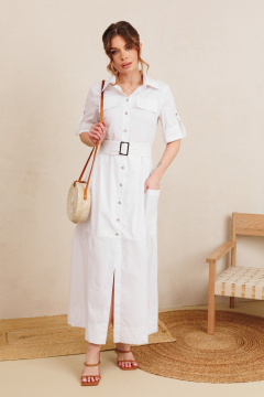 Платье AMORI 1003 белый - фото 1