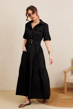 Платье AMORI 1004 черный - фото 3