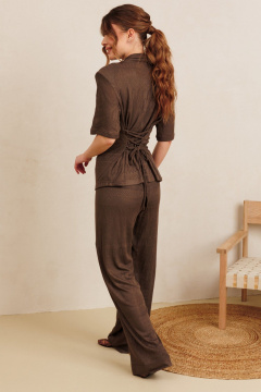 Свитшот AMORI 6505 коричневый - фото 4