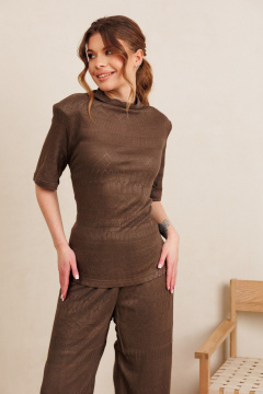 Свитшот AMORI 6505 коричневый - фото 2