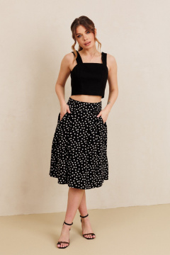 Топ, юбка AMORI 7102 черный - фото 1
