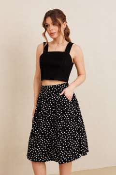Топ, юбка AMORI 7102 черный - фото 3