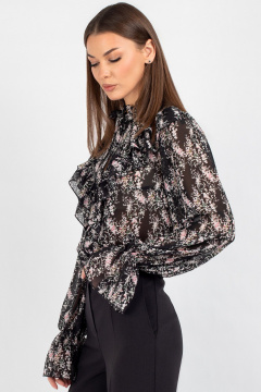 Блуза VIZAVI 744 цветы - фото 4