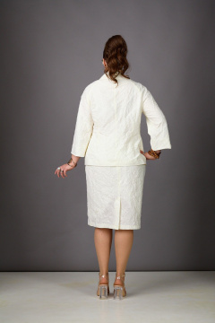 Жакет, юбка Rosheli 1181 молочный - фото 4