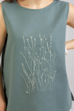 Блуза, брюки Mirolia 1297+1257 олива - фото 5