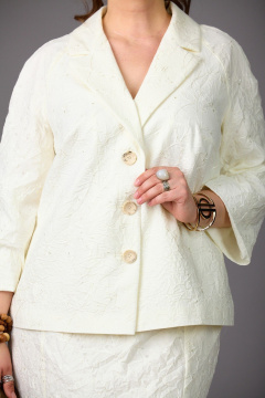 Жакет, юбка Rosheli 1181/Б молочный - фото 3