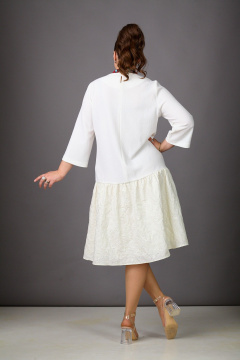 Платье Rosheli 1183/2 молочный - фото 4