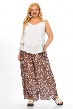 Блуза, брюки, кардиган Belinga 2337 кольца - фото 5