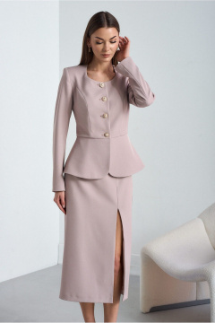 Жакет, юбка Lady Line 5126 темно-розовый - фото 3