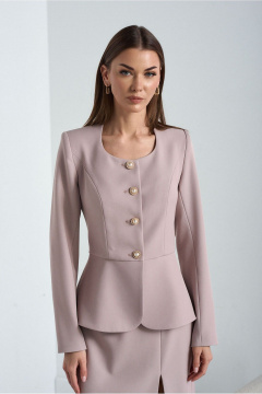 Жакет, юбка Lady Line 5126 темно-розовый - фото 2