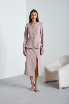 Жакет, юбка Lady Line 5126 темно-розовый - фото 1