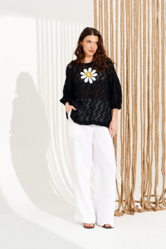 Брюки ELLETTO 2384 белый - фото 2