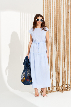 Платье ELLETTO 11134 голубой - фото 1