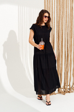 Платье ELLETTO 11134 черный - фото 3