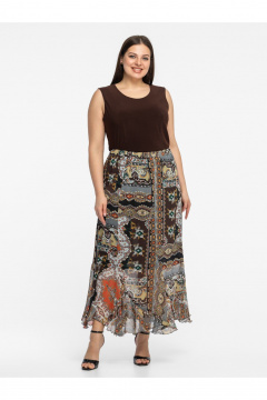 Юбка Avila 1015 коричневый - фото 1