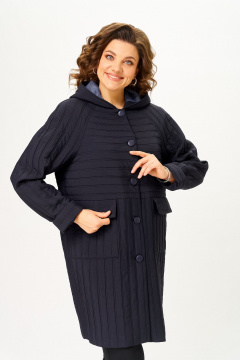 Пальто DaLi 7074 черный - фото 2