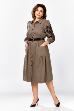 Платье Rishelie 996.5 капучино - фото 1