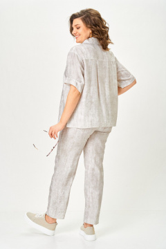 Блуза, брюки Vilena 1153 молочный - фото 3