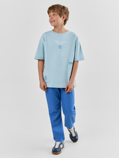 Футболка Mark Formelle 113384/25-41452П-0 св.шалфей_печать_1_сл_на_пол_1сл_на_спинке_ТП - фото 1