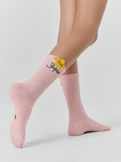 Носки Mark Formelle 444K-3529/B4-26444K розовый_меланж_рис.3529 - фото 1