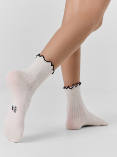 Носки Mark Formelle 451K-3372/B4-26451K молочный_рис.3372 - фото 2