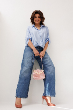 Рубашка Anelli 1663.1 голубика - фото 3