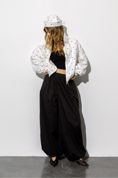 Брюки, ветровка, панама PiRS 6780 белый+белый+черный - фото 3