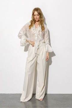 Блуза PiRS 6686 светло-бежевый - фото 4