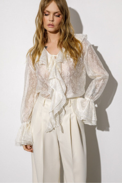 Блуза PiRS 6686 светло-бежевый - фото 3