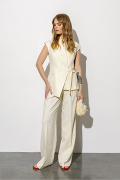 Брюки PiRS 6689 сливочный - фото 1