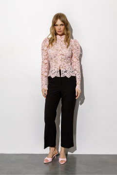 Блуза, брюки PiRS 6694 розовый+черный - фото 1