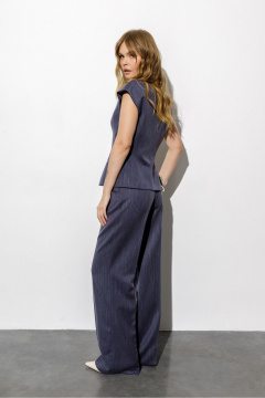 Брюки PiRS 6700 синий - фото 4