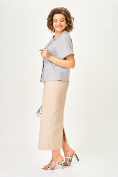 Жакет, юбка Michel chic 1422 латте - фото 3